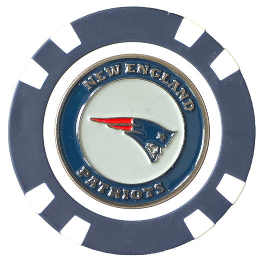 Officially Licensed New England Patriots Poker Chip Ball Marker