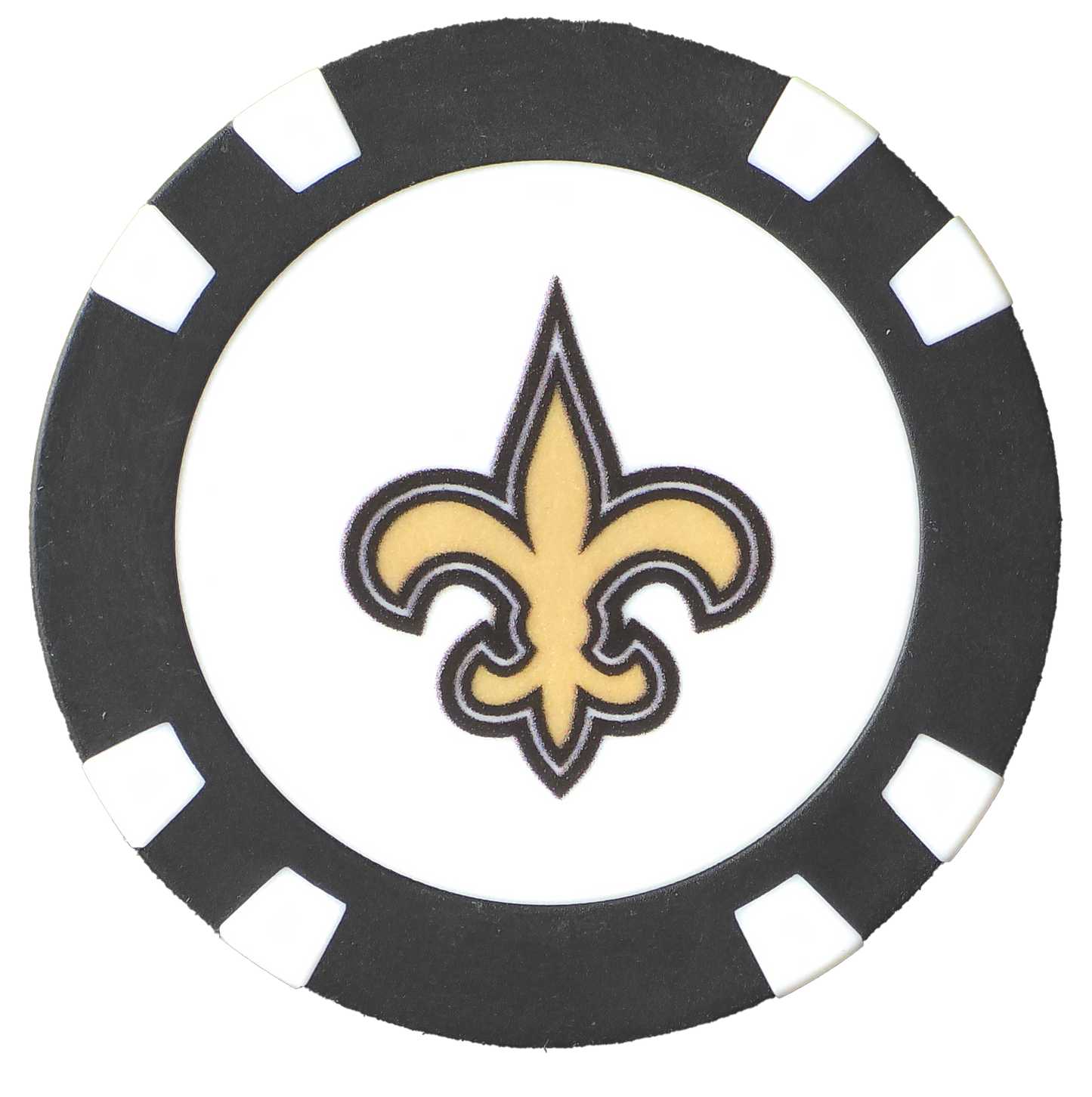 Officially Licensed New Orleans Saints Poker Chip Ball Marker