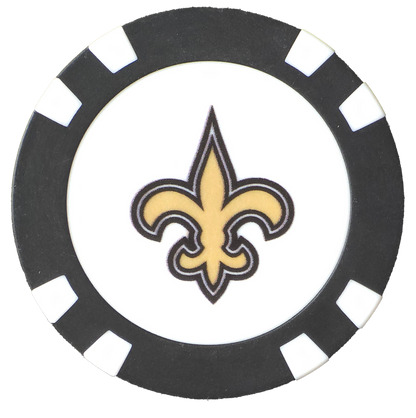 Officially Licensed New Orleans Saints Poker Chip Ball Marker