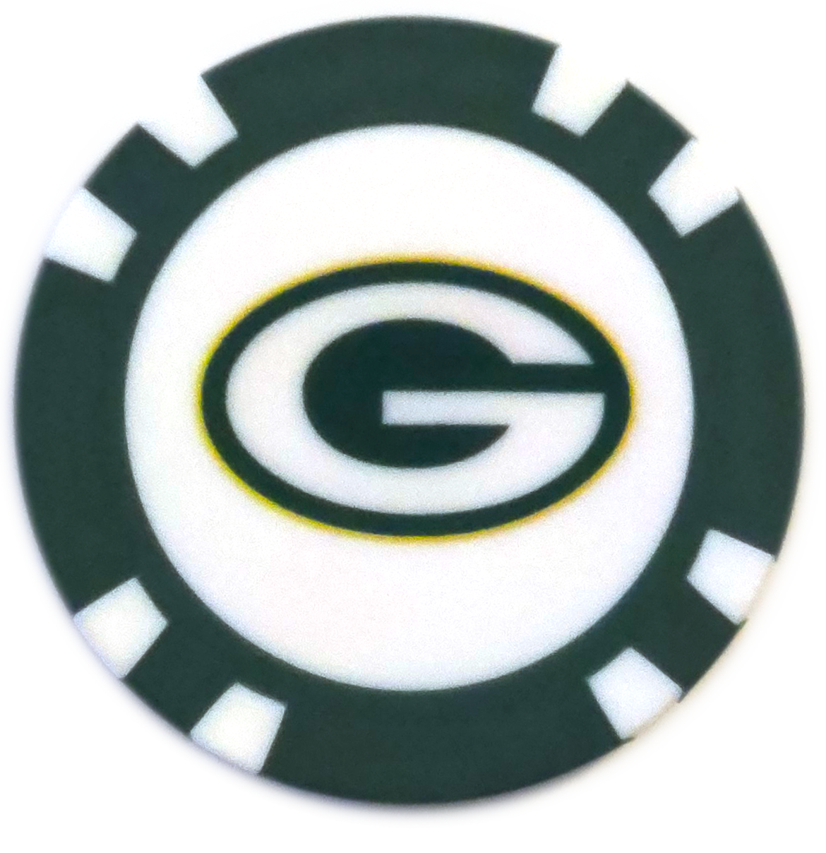 Officially Licensed Green Bay Packers Poker Chip Ball Marker