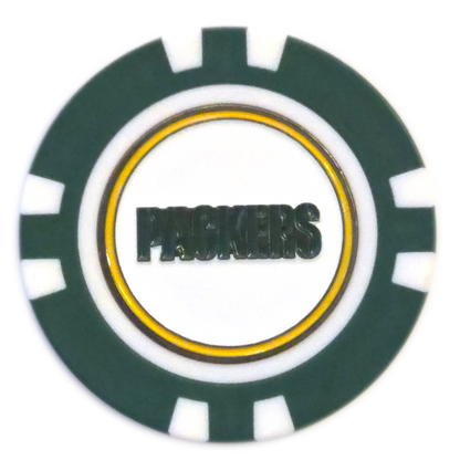 Officially Licensed Green Bay Packers Poker Chip Ball Marker