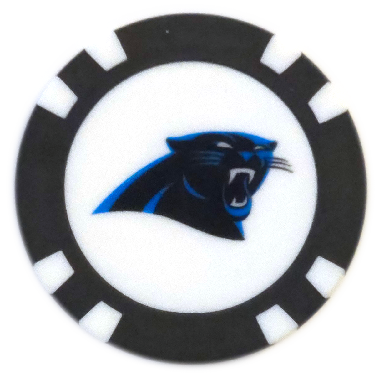 Officially Licensed Carolina Panthers Poker Chip Ball Marker