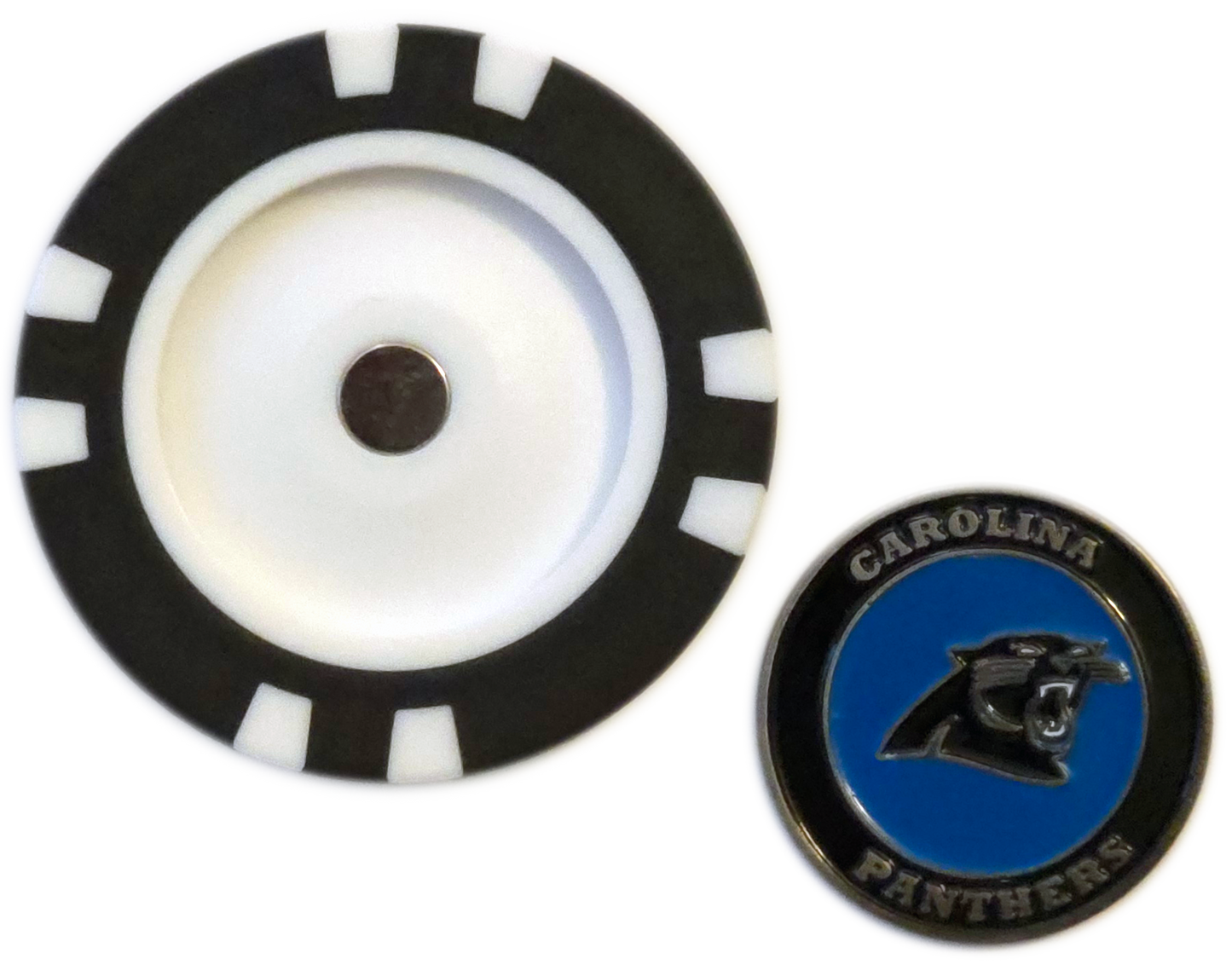 Officially Licensed Carolina Panthers Poker Chip Ball Marker