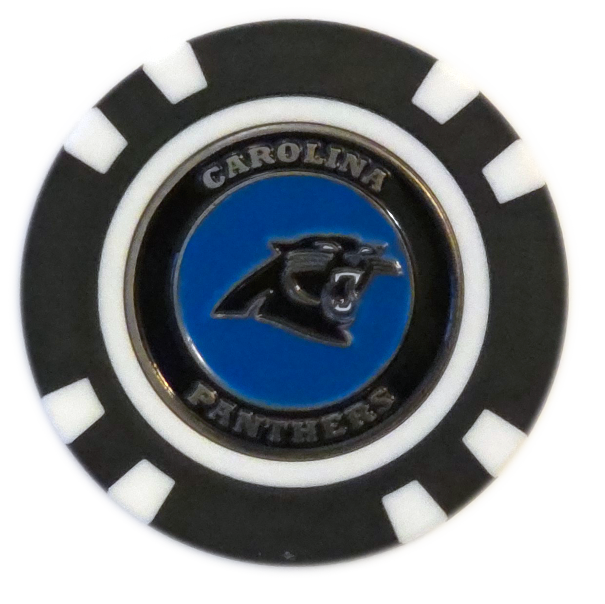 Officially Licensed Carolina Panthers Poker Chip Ball Marker