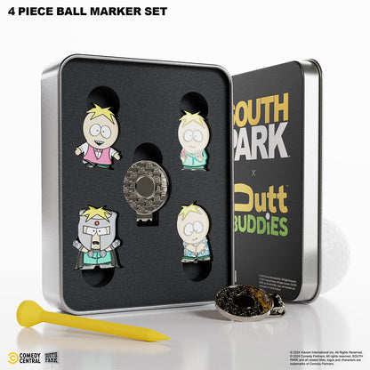 Butters - 4 Piece Ball Marker Set with Hat Clip