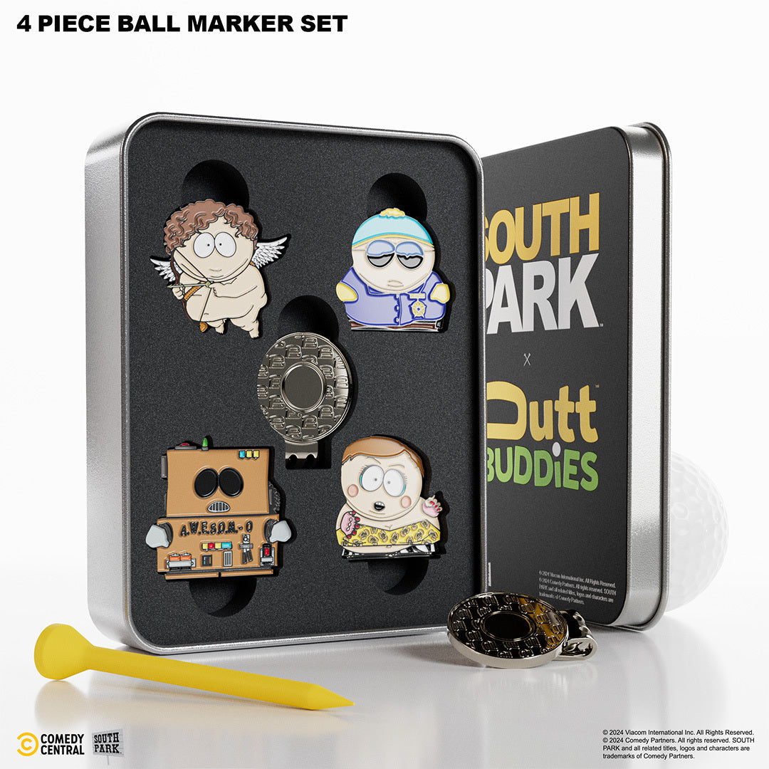 Cartman 4 Piece Ball Marker Set with Hat Clip