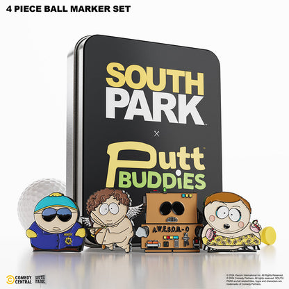 Cartman 4 Piece Ball Marker Set with Hat Clip