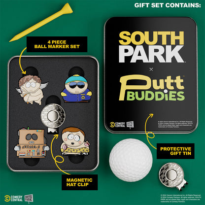 Cartman 4 Piece Ball Marker Set with Hat Clip