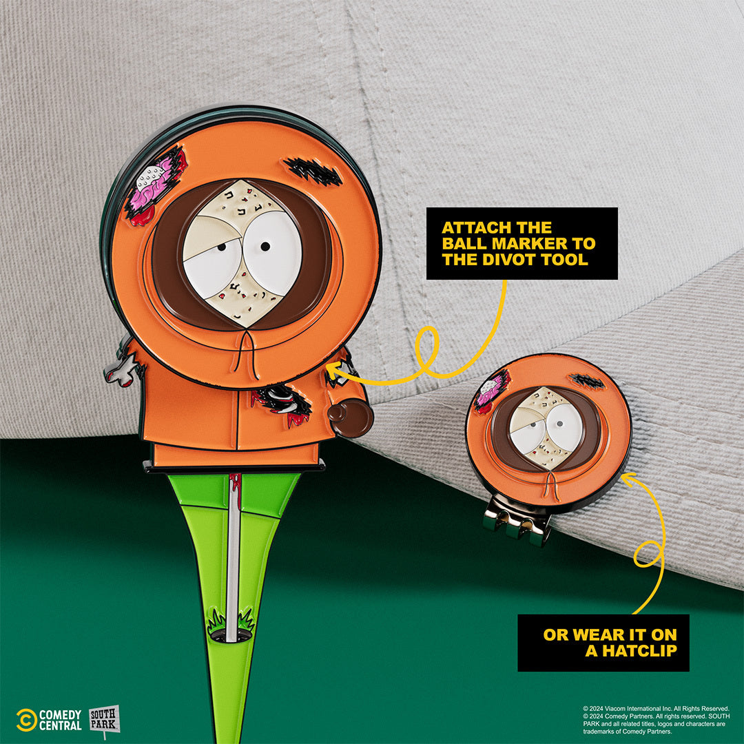 Dead Kenny Divot Tool with Removable Head Ball Marker