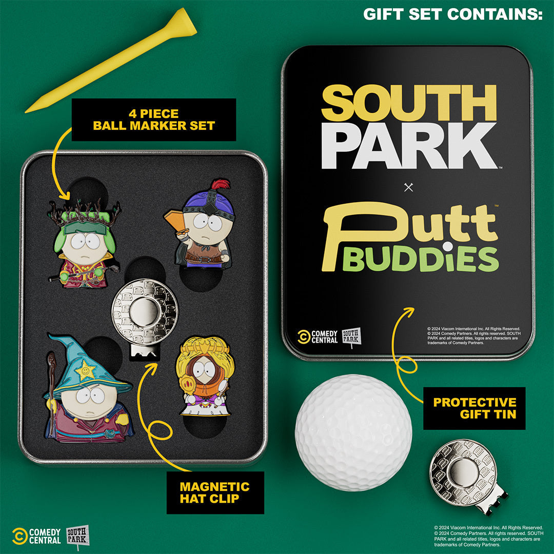 Stick of Truth - 4 Piece Ball Marker Set with Hat Clip