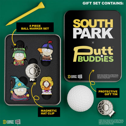 Stick of Truth - 4 Piece Ball Marker Set with Hat Clip