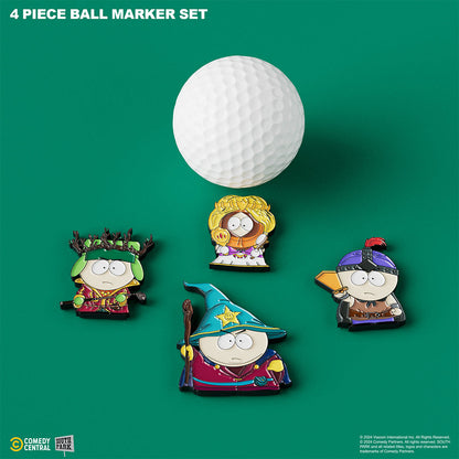 Stick of Truth - 4 Piece Ball Marker Set with Hat Clip
