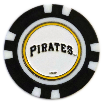 Officially Licensed Pittsburgh Pirates Poker Chip Ball Marker