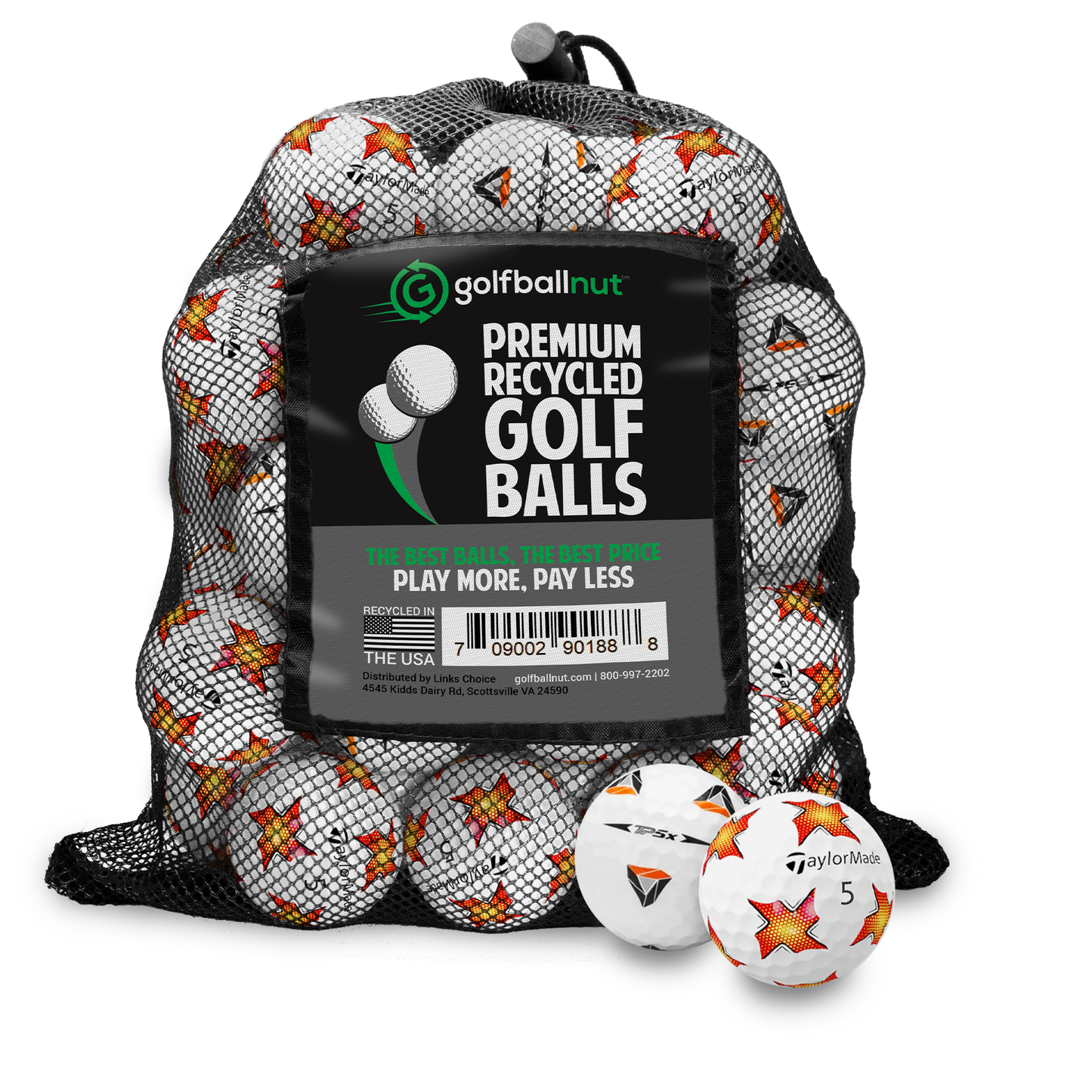 Used TaylorMade TP5 PIX Mix Golf Balls