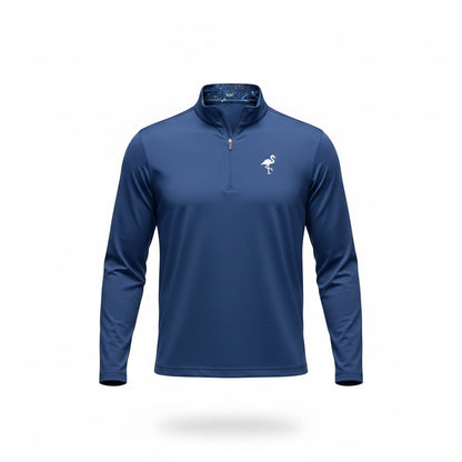 Marble Wave Performance Quarter Zip | Lightweight Unisex Moisture-Wicking Golf Pullover