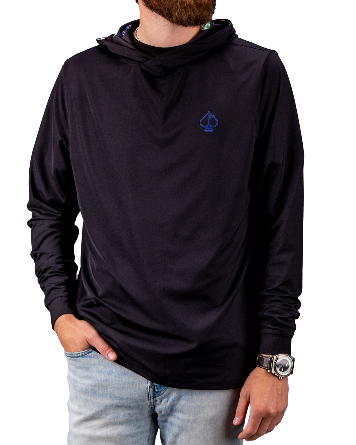 Performance Golf Hoodie - Poker