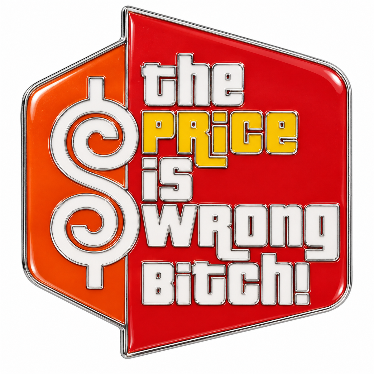 The Price Is Wrong Golf Ball Marker & Hat Clip