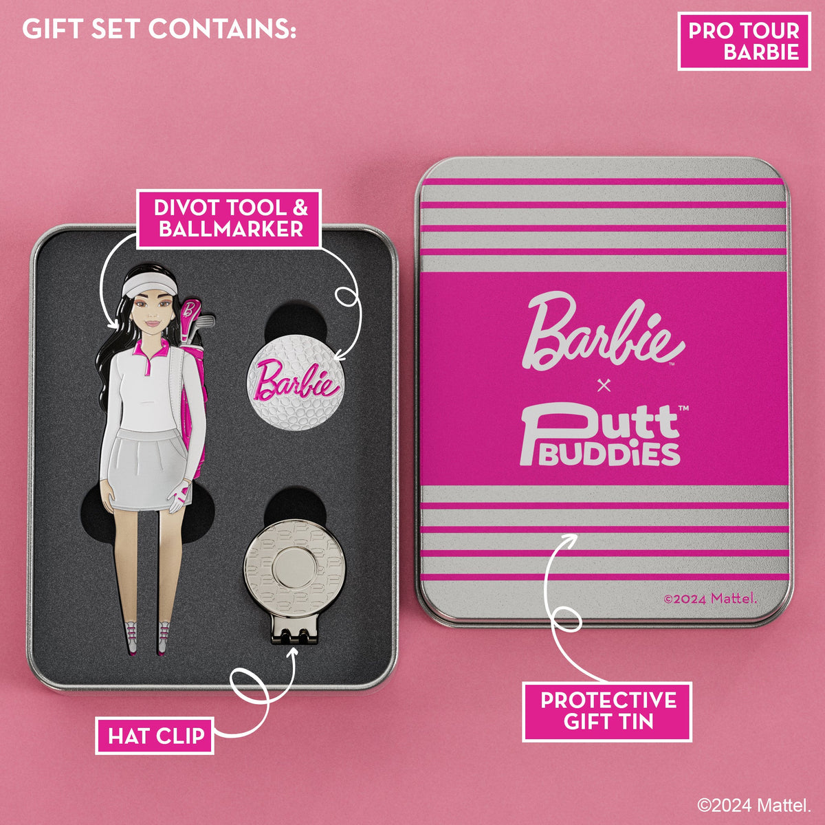 Pro Tour Barbie Divot Tool with Barbie Golf Ball Marker