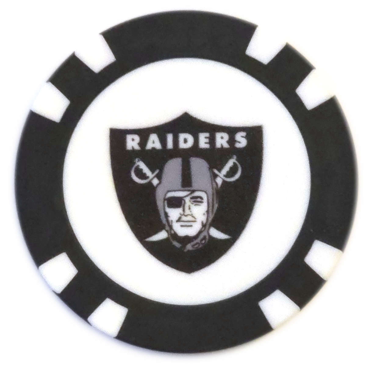 Officially Licensed Las Vegas Raiders Poker Chip Ball Marker