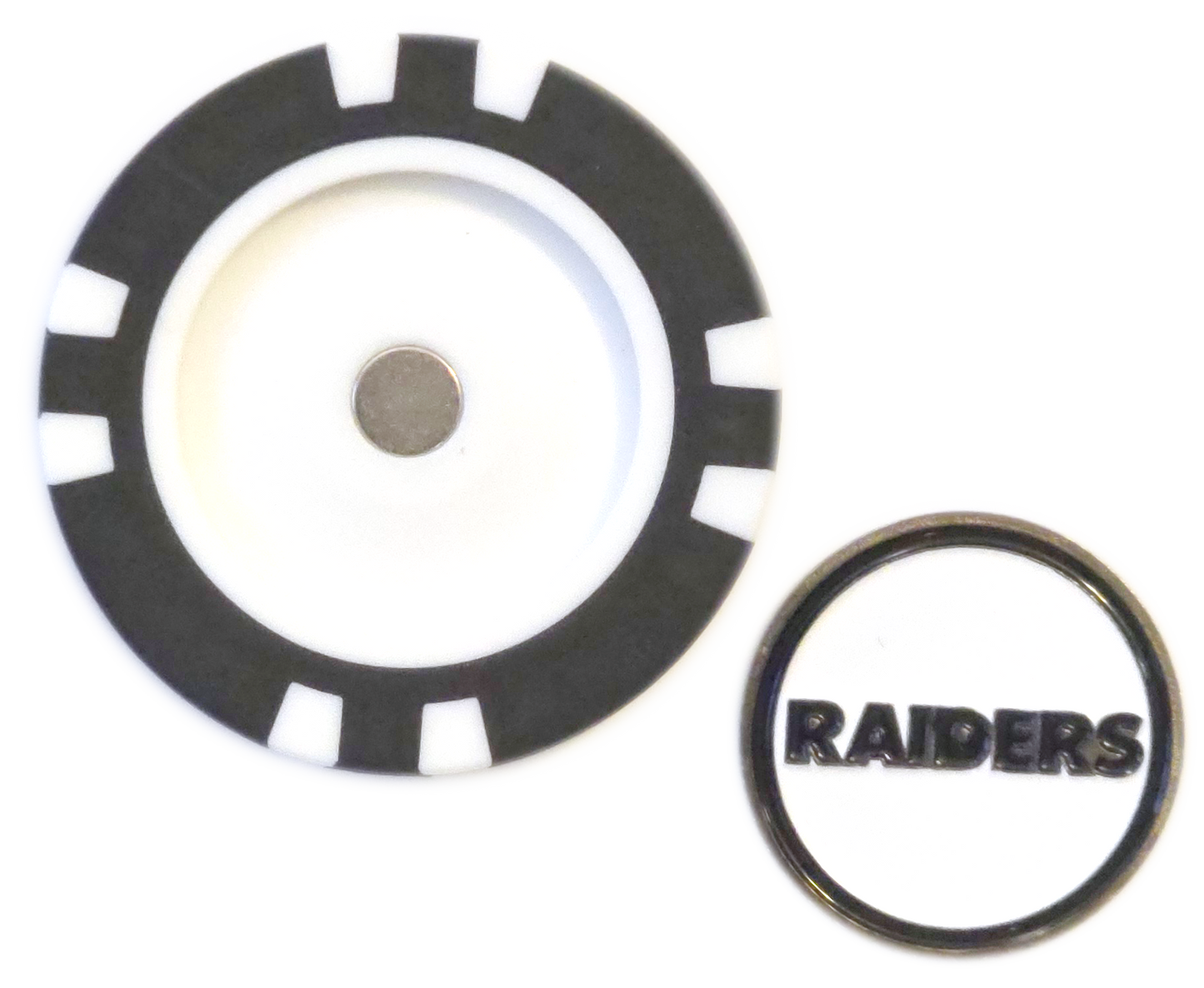 Officially Licensed Las Vegas Raiders Poker Chip Ball Marker