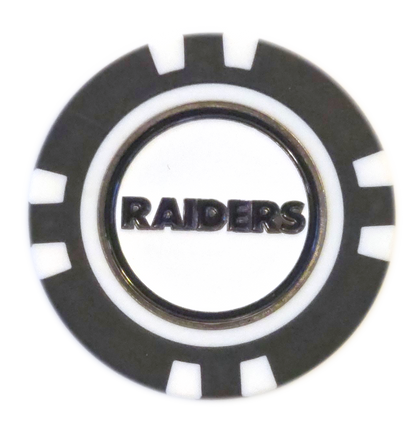 Officially Licensed Las Vegas Raiders Poker Chip Ball Marker