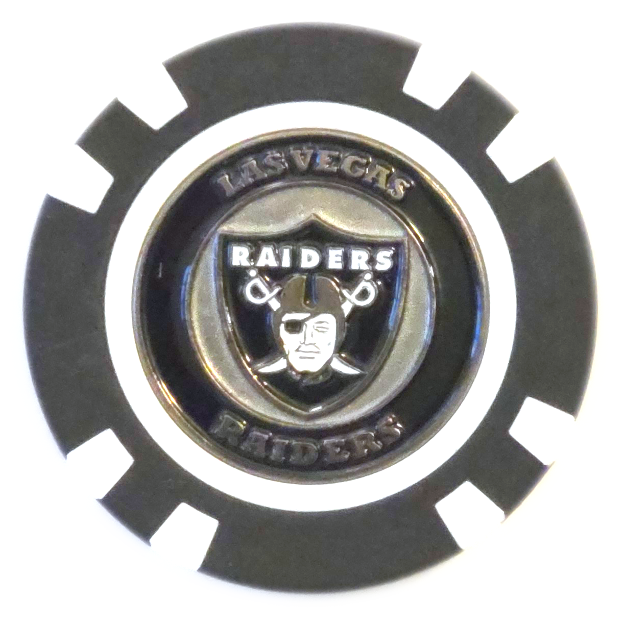 Officially Licensed Las Vegas Raiders Poker Chip Ball Marker