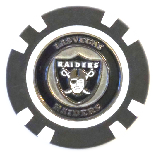 Officially Licensed Las Vegas Raiders Poker Chip Ball Marker