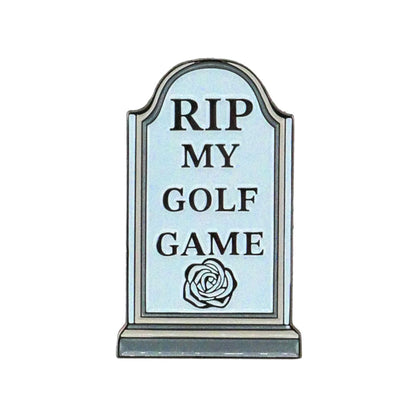 RIP My Golf Game Tombstone Ball Marker