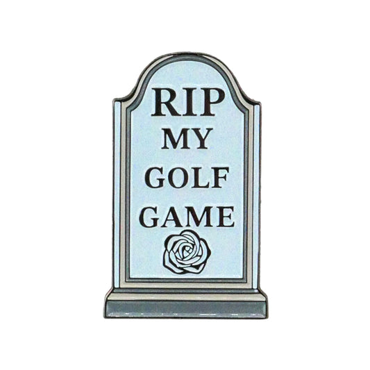 RIP My Golf Game Tombstone Ball Marker