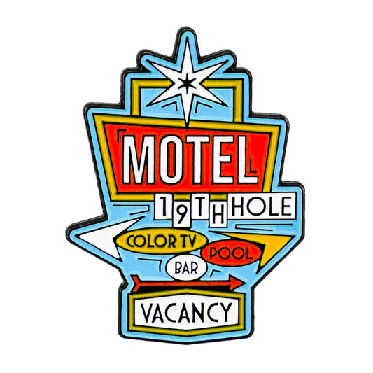 19th Hole Motel Sign Ball Marker
