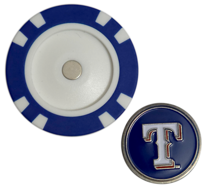 Officially Licensed Texas Rangers Poker Chip Golf Ball Marker