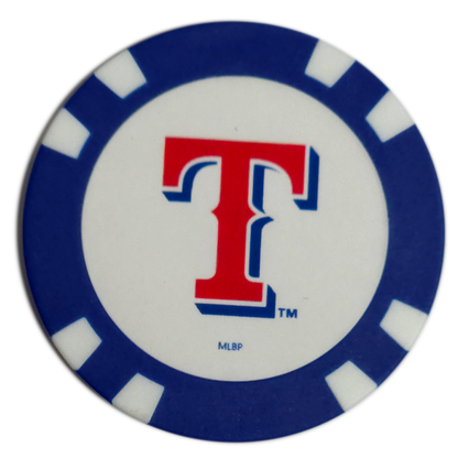 Officially Licensed Texas Rangers Poker Chip Golf Ball Marker