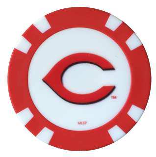 Officially Licensed Cincinnati Reds Poker Chip Ball Marker  Short Description: