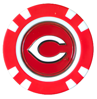 Officially Licensed Cincinnati Reds Poker Chip Ball Marker  Short Description: