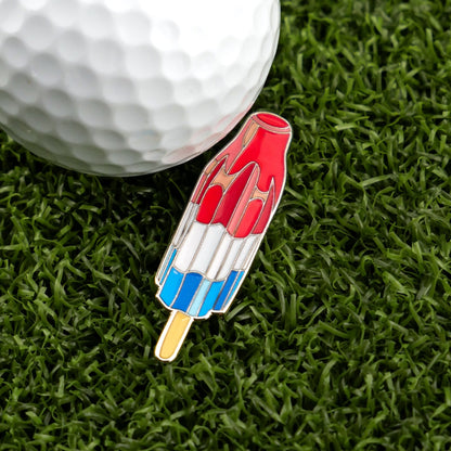 Red White Blue Popsicle Ball Marker