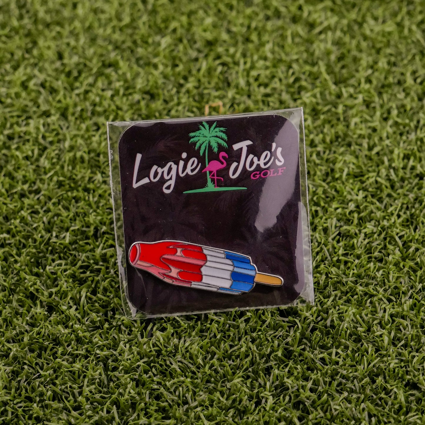 Red White Blue Popsicle Ball Marker