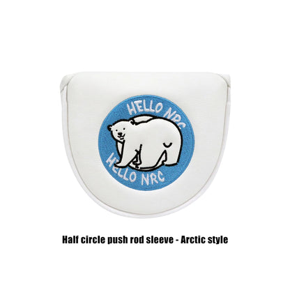 Golf Mallet Putter Covers Magnetic