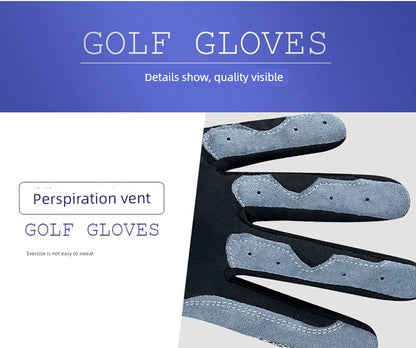 Genuine Goods Microfiber Cloth Abrasion Resistant Washable Golf Gloves