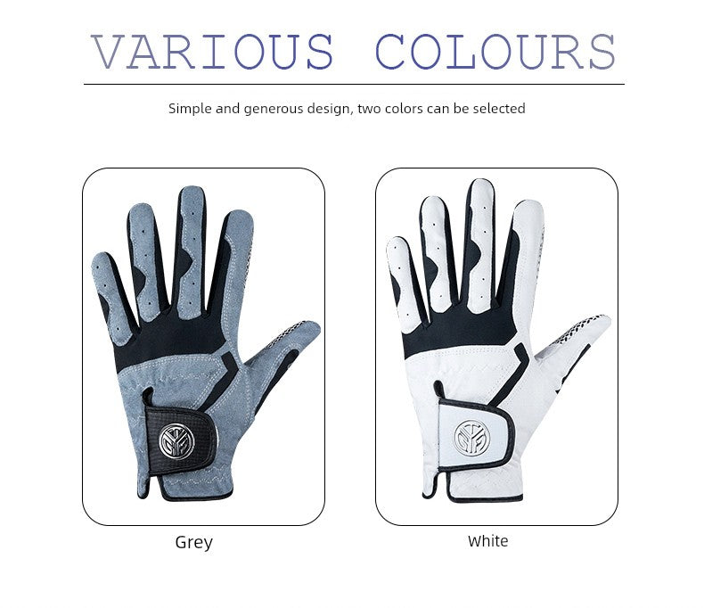 Genuine Goods Microfiber Cloth Abrasion Resistant Washable Golf Gloves