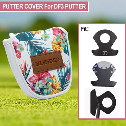 Golf Headcover For DF3 Mallet Putter Center Shaft