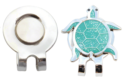 "Turtley Accurate" Magnetic Golf Ball Marker & Hat Clip