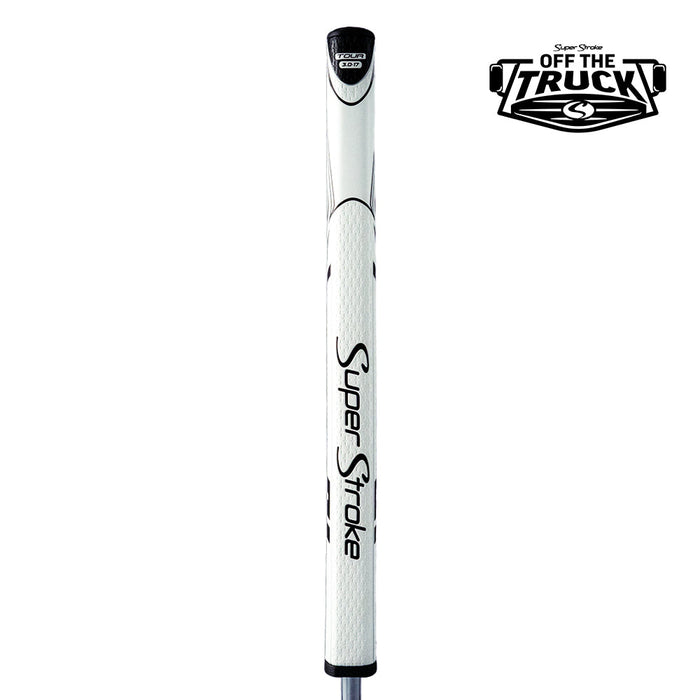 SuperStroke Zenergy Tour 3.0 17-inch putter grip in White/Black