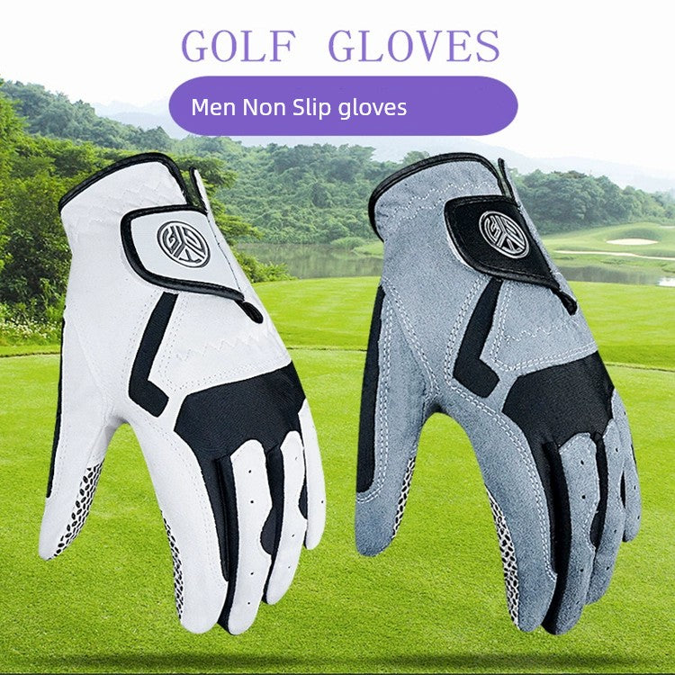 Genuine Goods Microfiber Cloth Abrasion Resistant Washable Golf Gloves