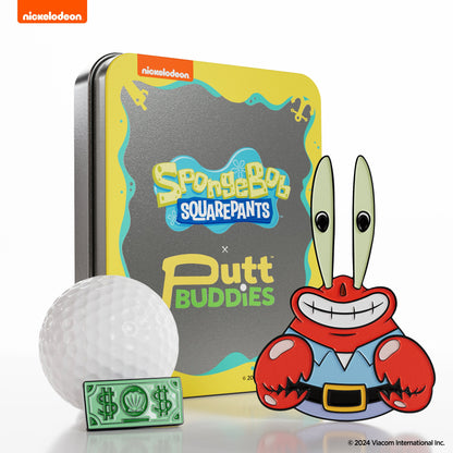 Mr. Krabs Divot Tool with Me First Dollar ball marker