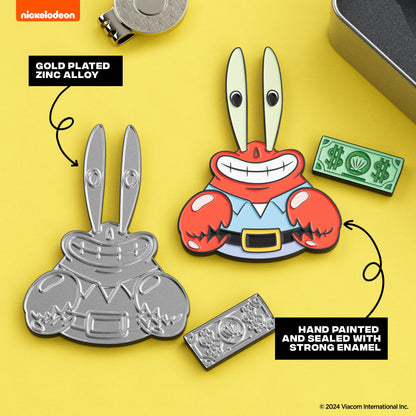 Mr. Krabs Divot Tool with Me First Dollar ball marker