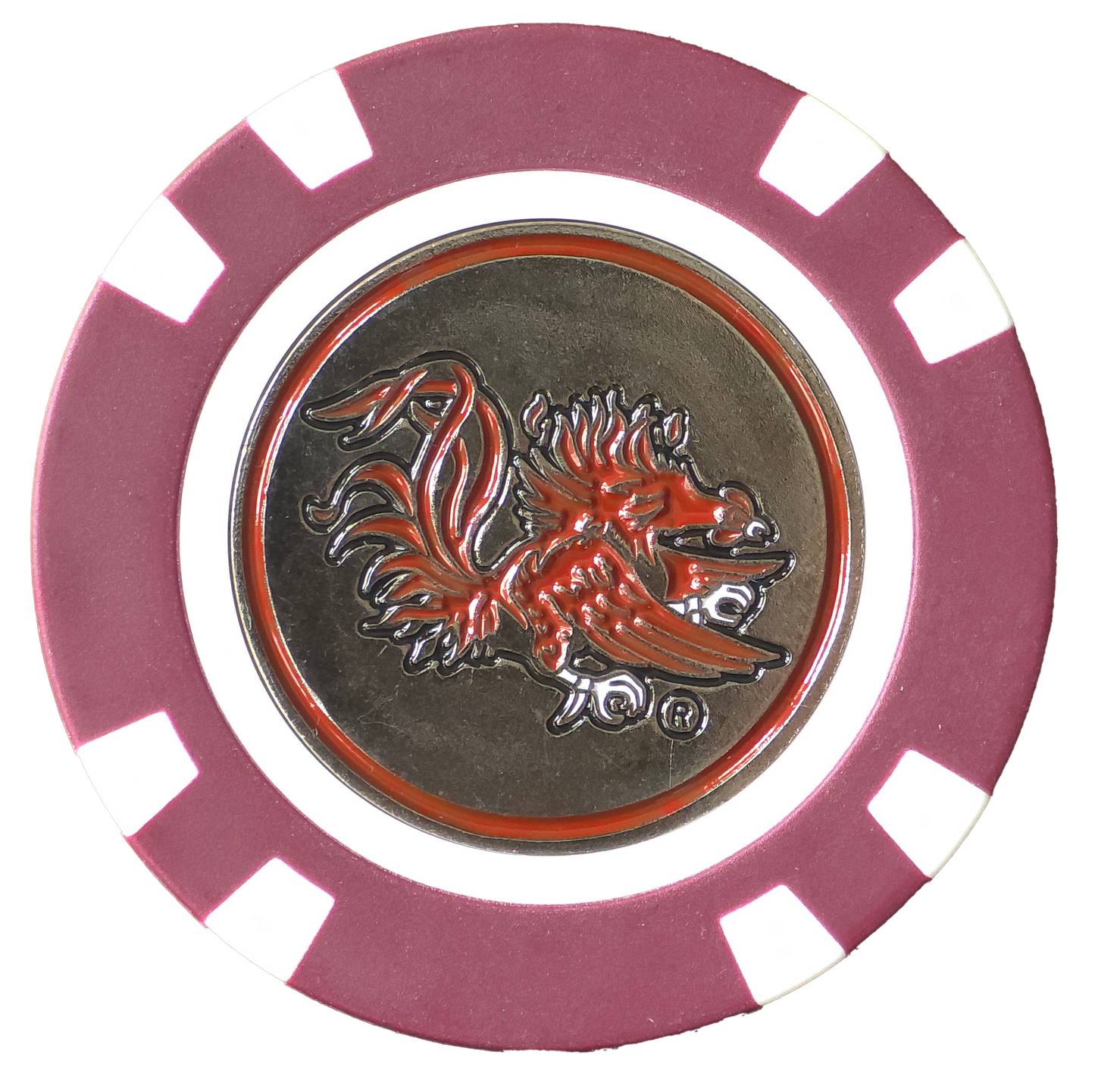 Officially Licensed South Carolina Gamecocks Poker Chip Ball Marker