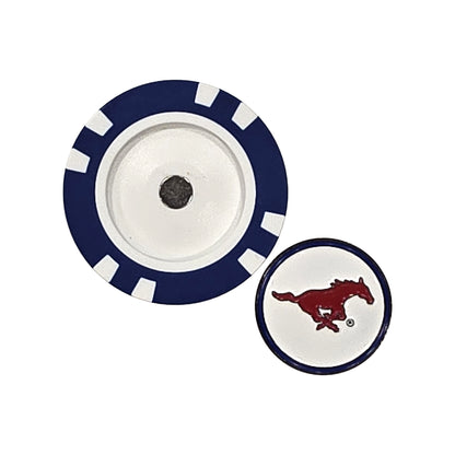 SMU Mustangs Golf Chip Ball Marker