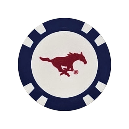 SMU Mustangs Golf Chip Ball Marker