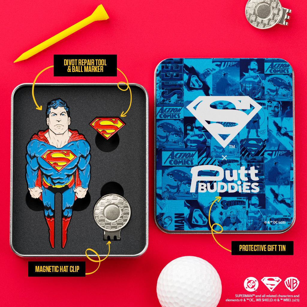 Superman Divot Tool with S-Shield Ball Marker