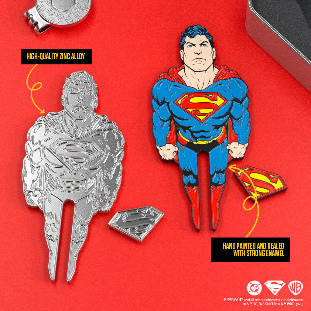 Superman Divot Tool with S-Shield Ball Marker
